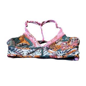 Women's Maaji Reversible Colorful Printed Sports Bra Bikini Top
